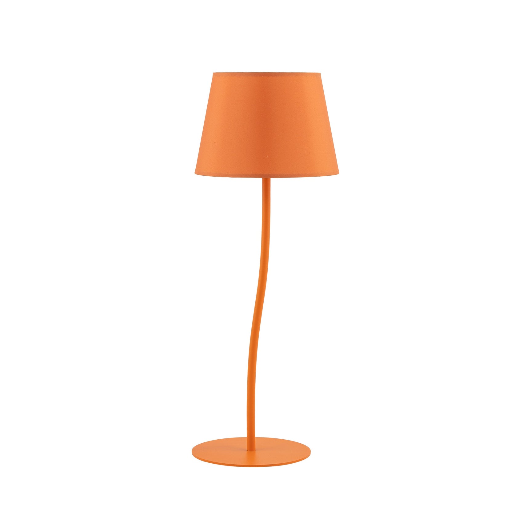 NICOLA Orange Mid-Century Modern Night Lamp for Bedroom, Living Room & Office – Retro Accent Lighting