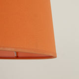 NICOLA Orange Mid-Century Modern Floor Lamp for Living Room, Bedroom & Office – Retro Minimalist Lighting