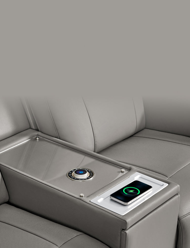 HIGH-TECH DROP-DOWN CONSOLE