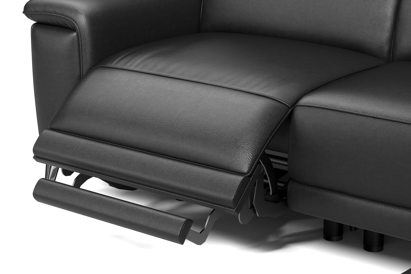 Pista Leather Reclining Sectional Sofa