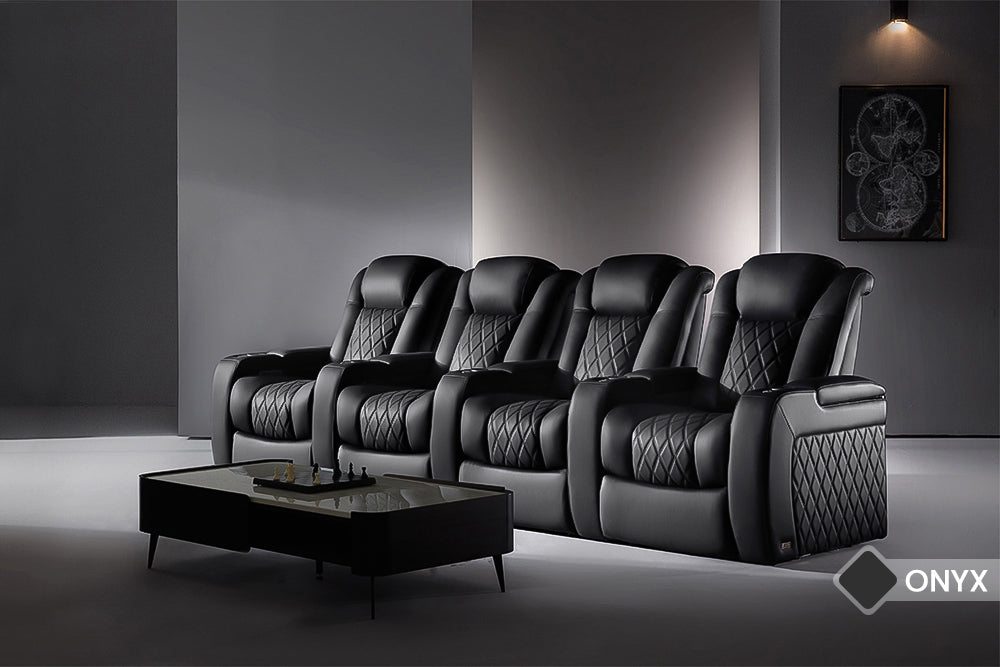 Valencia Tuscany Luxury Premium Leather Home Theater Seating