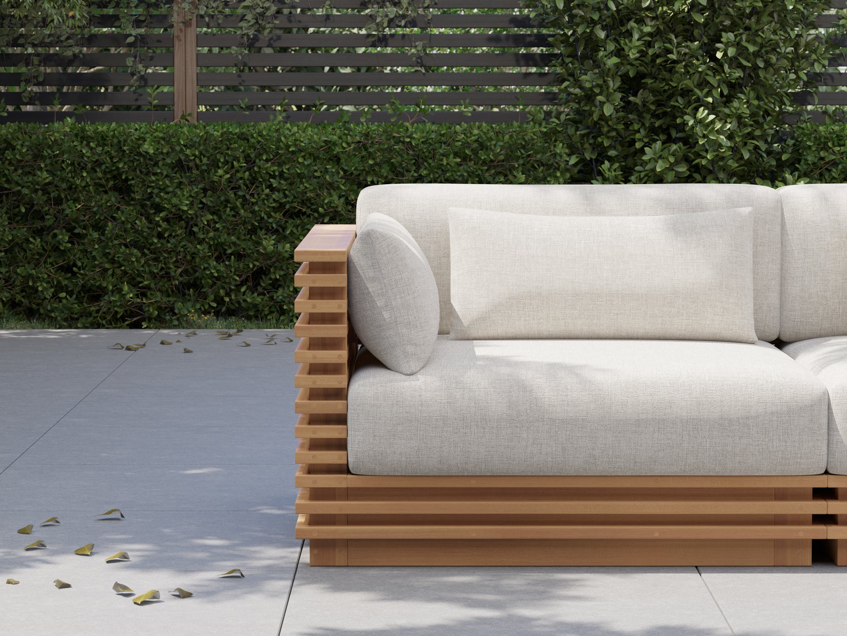 Elise Outdoor Fabric Modular Sofa