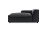 Nathan Leather Left Chaise Sofa Module