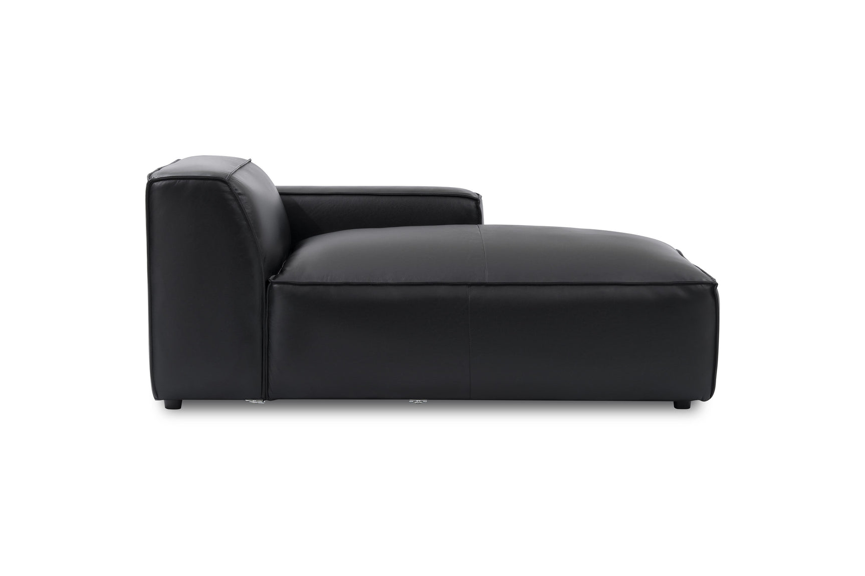 Nathan Leather Right Chaise Sofa Module
