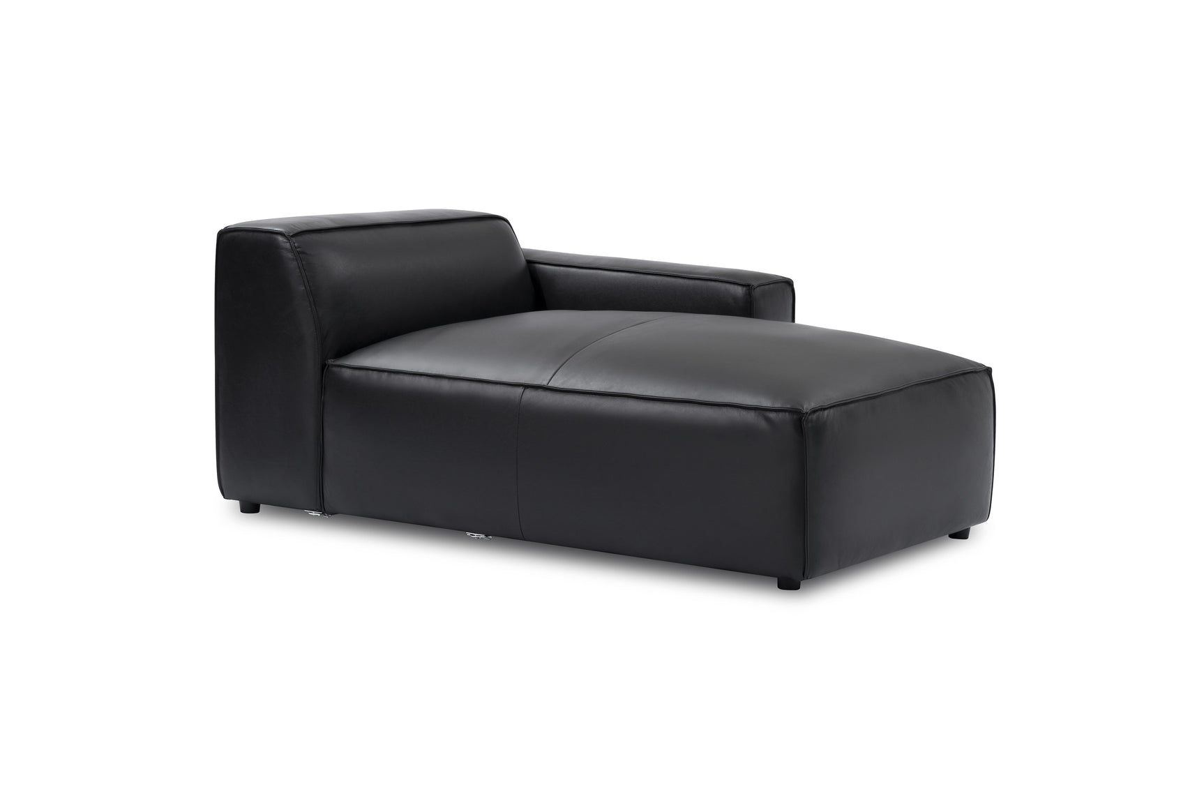 Nathan Leather Right Chaise Sofa Module