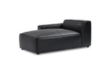 Nathan Leather Left Chaise Sofa Module