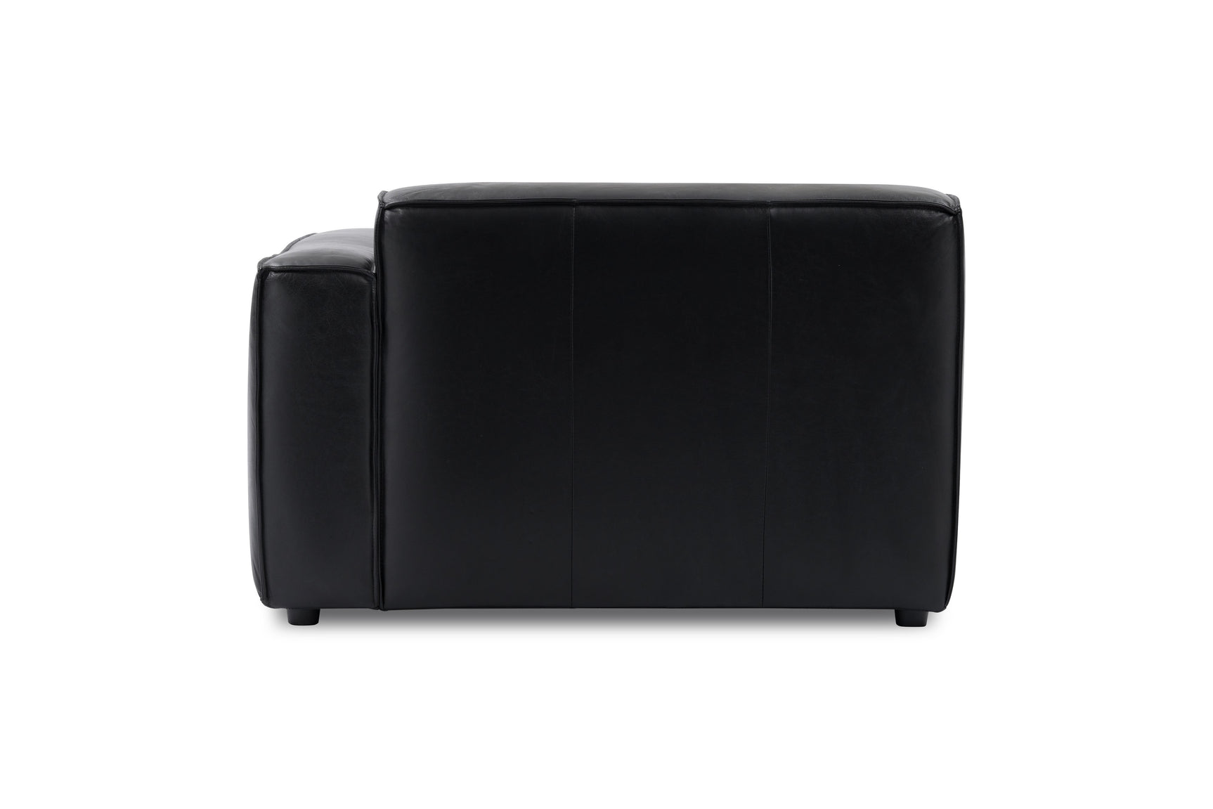 Nathan Leather Right Chaise Sofa Module