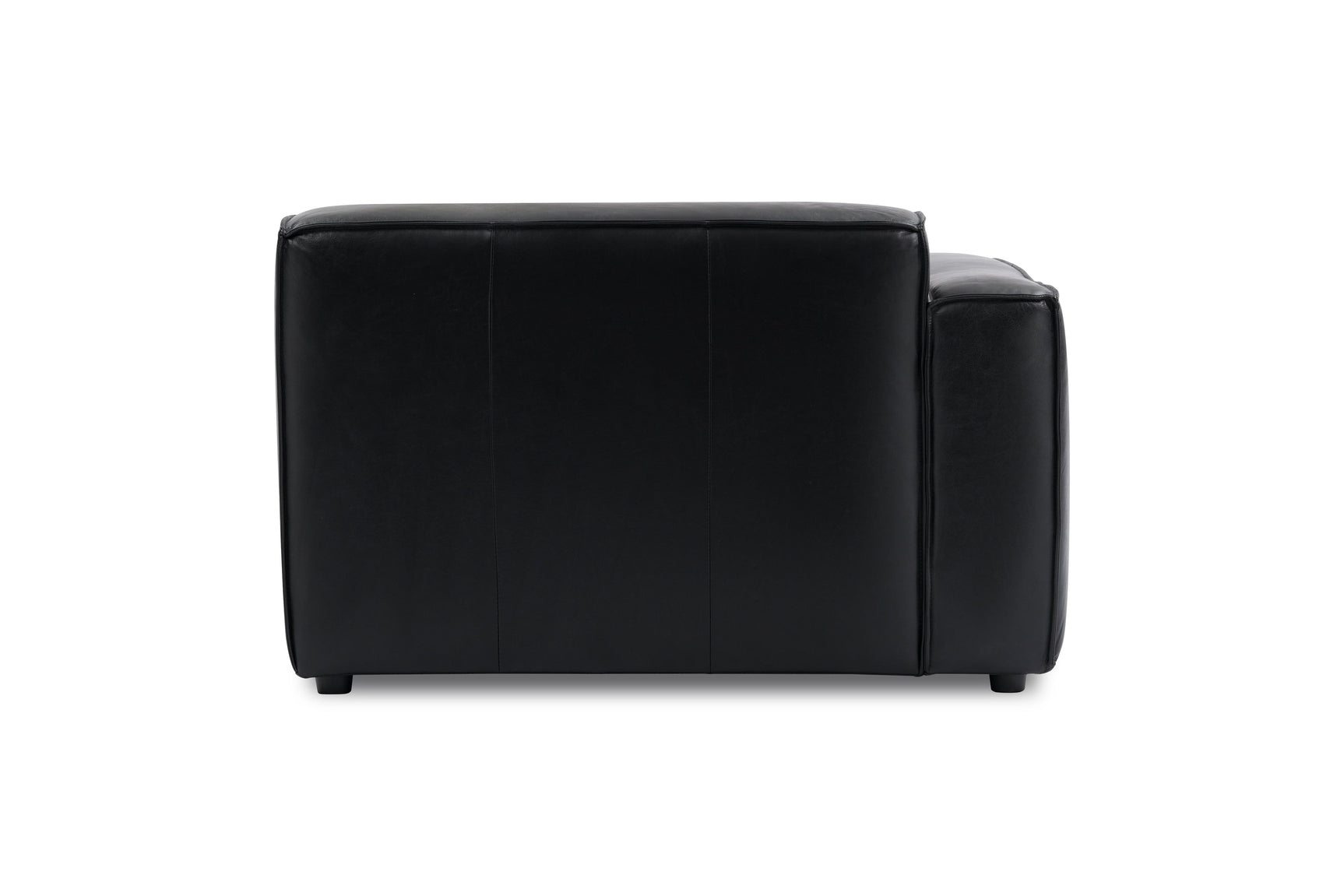 Nathan Leather Left Chaise Sofa Module
