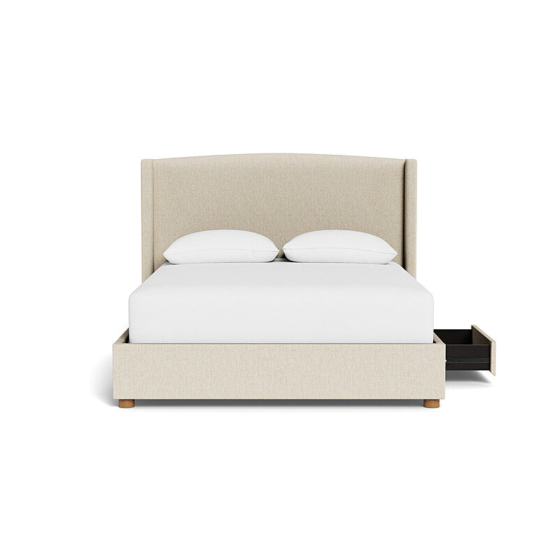 Valencia Harley King Storage Bed Frame, Beige