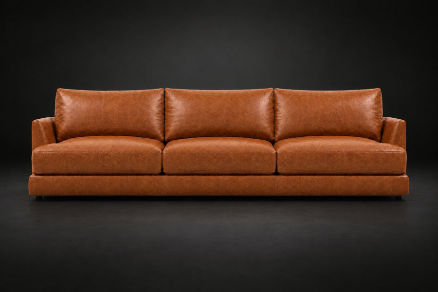 Serena Distressed Leather Sofa