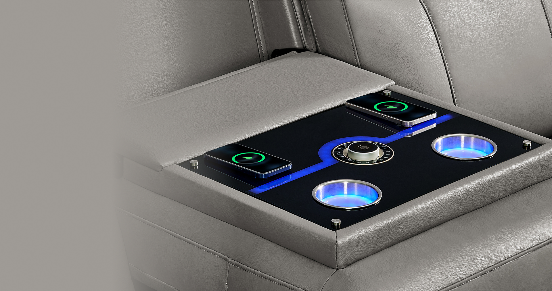 HIGH-TECH DROP-DOWN CONSOLE