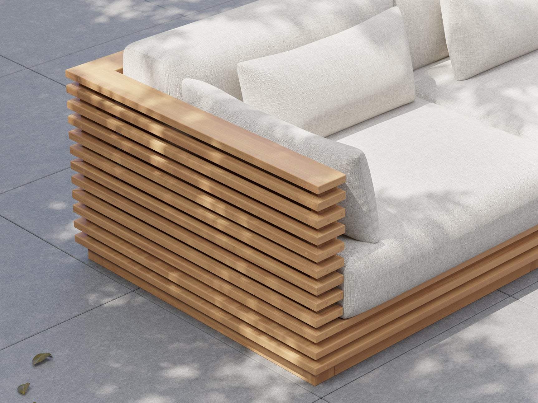 Elise Outdoor Fabric Modular Sofa