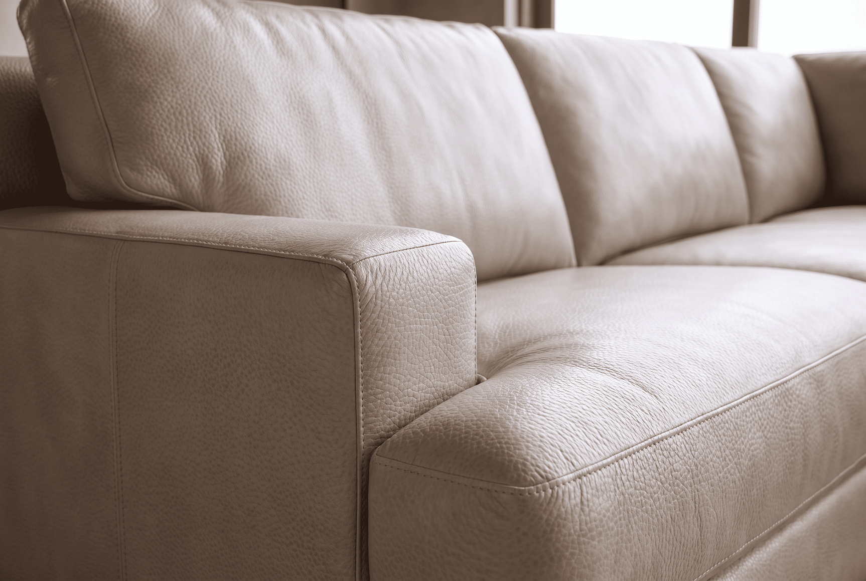 Aurelio Leather Corner Sectional Sofa