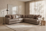 Aurelio Leather Corner Sectional Sofa