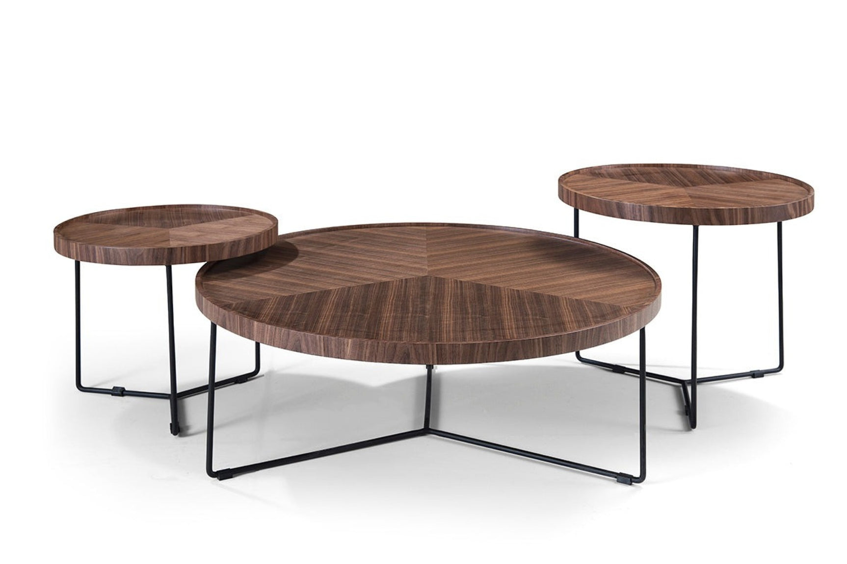 Sabine Walnut Wood Coffee Table