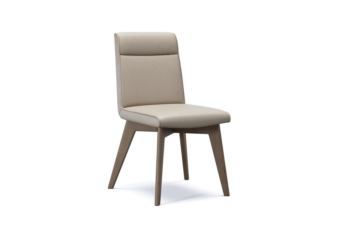 Valencia Aileen Leather Dining Chair, Beige