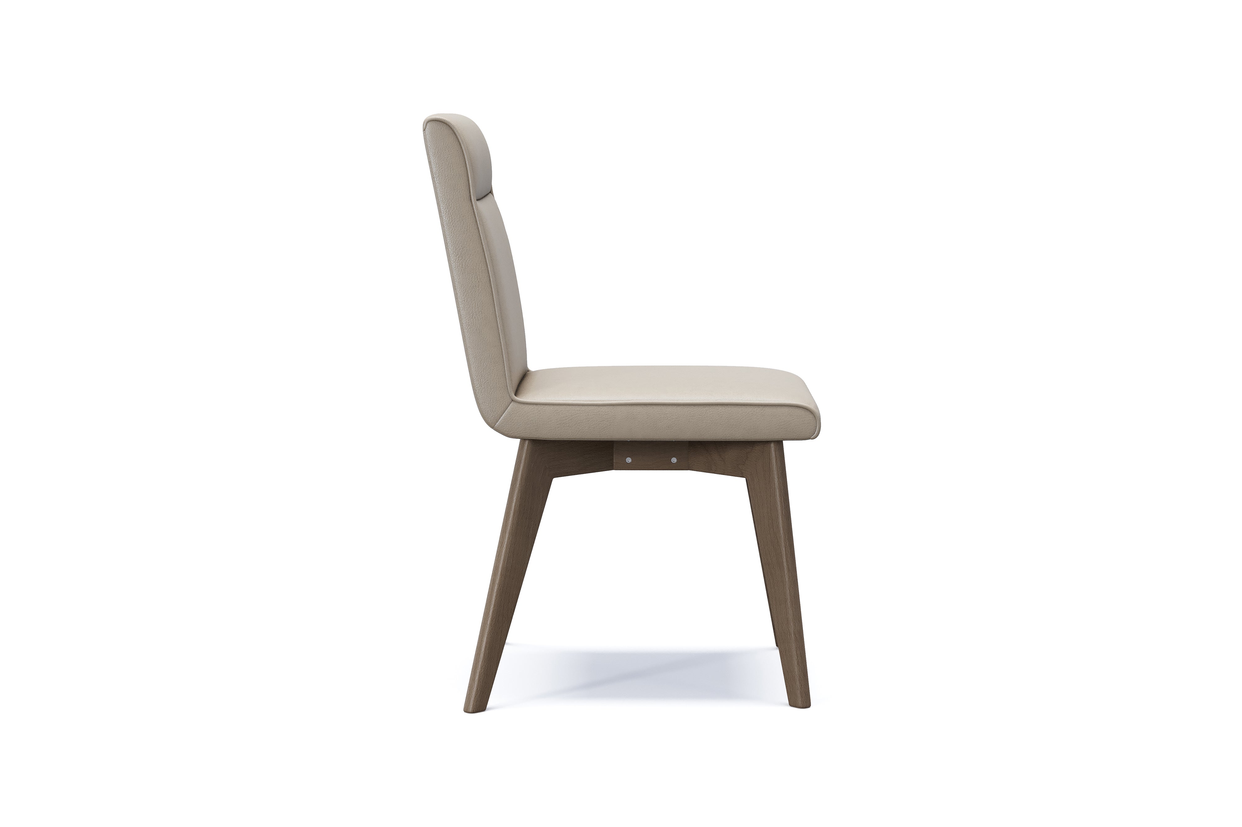 Valencia Aileen Leather Dining Chair, Beige