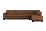 Aine Leather Corner Sectional Sofa