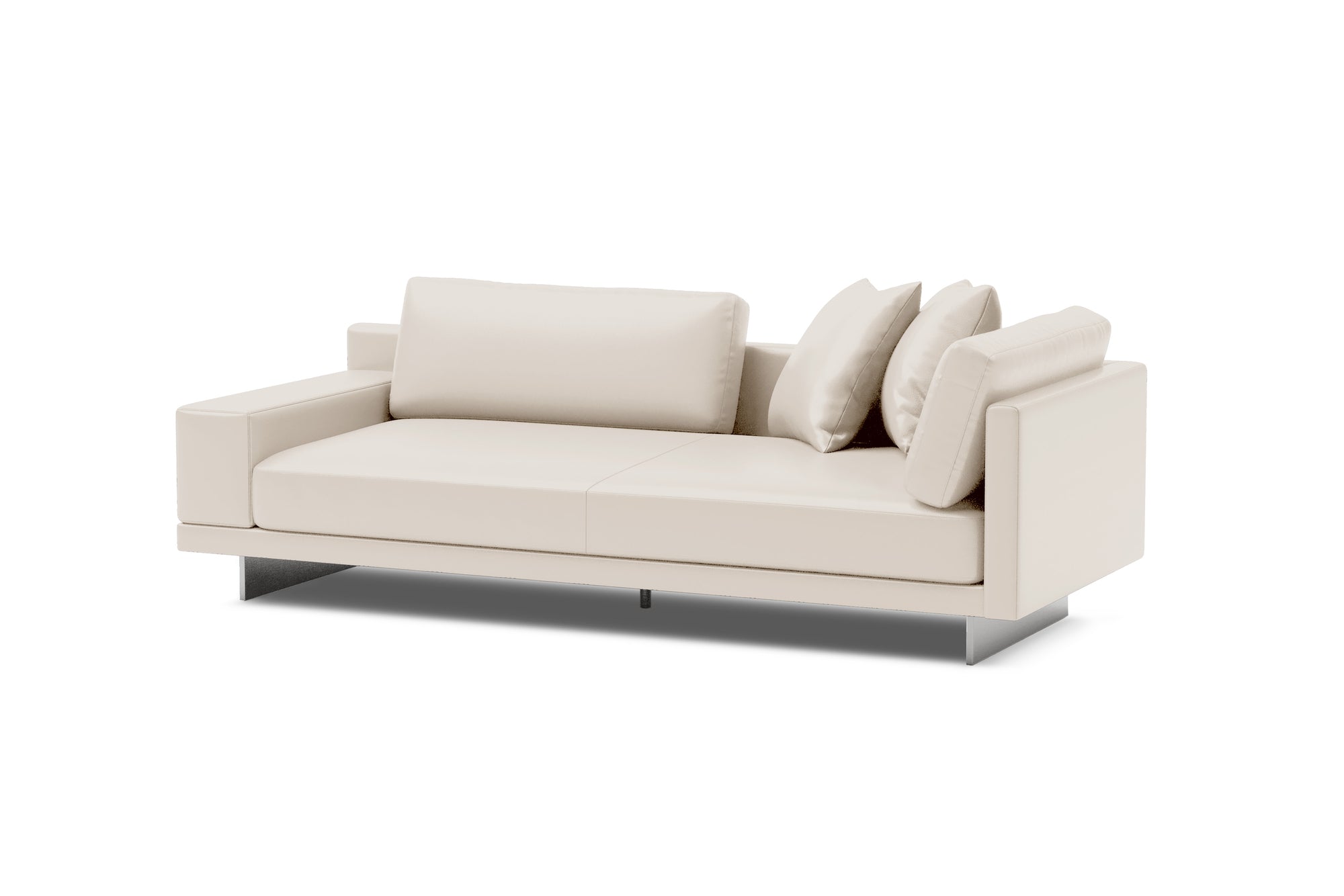Alessandro Leather Loveseat Sofa