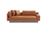 Alessandro Leather Loveseat Sofa