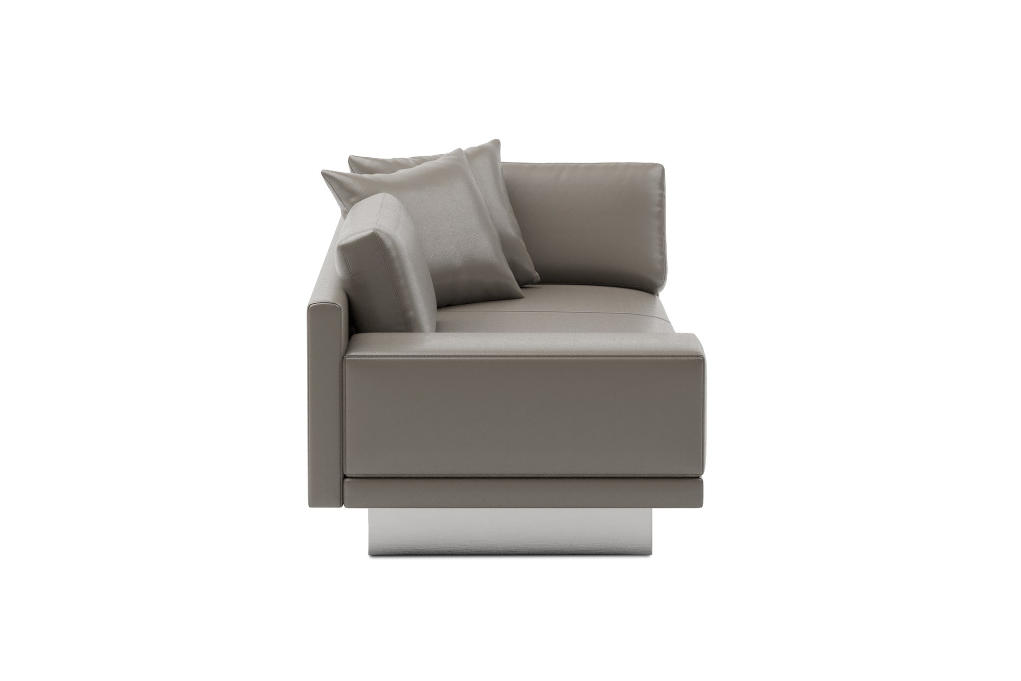 Alessandro Leather Loveseat Sofa