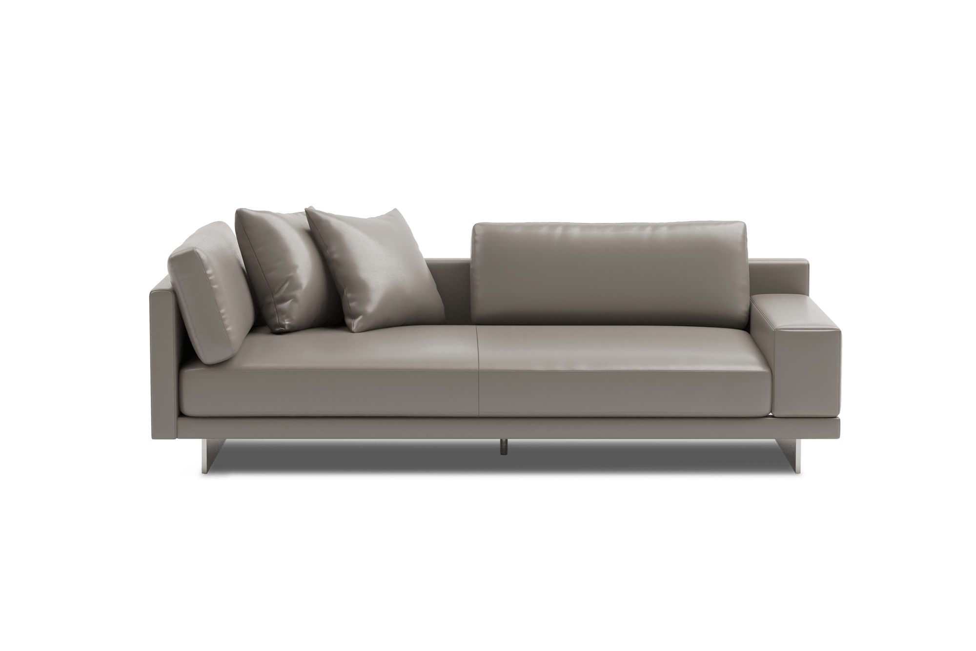 Alessandro Leather Loveseat Sofa