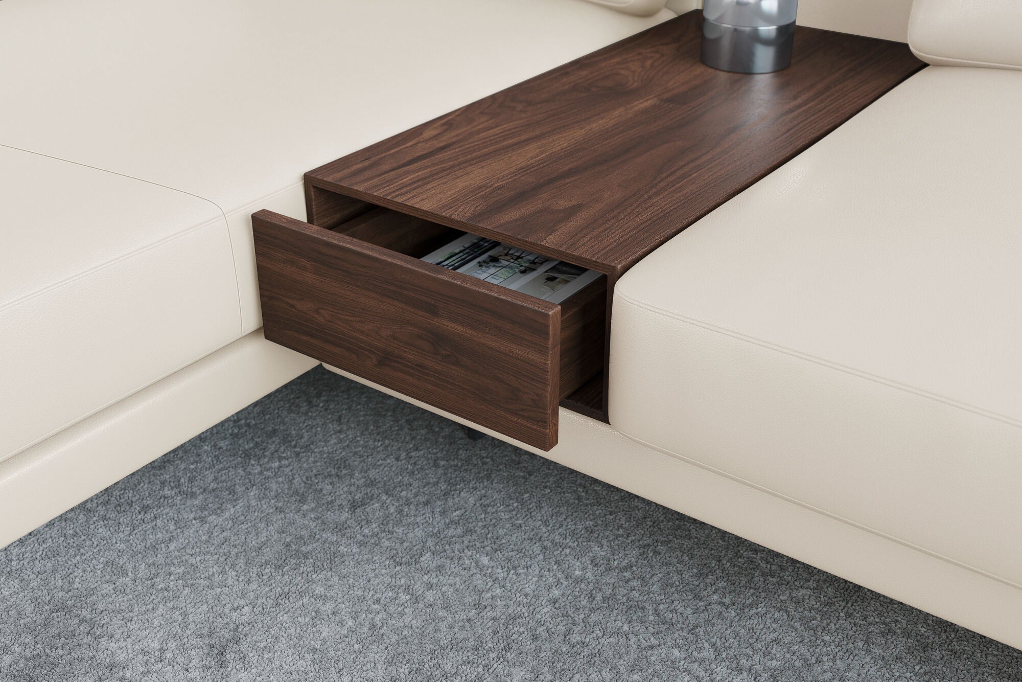 Alessandro Leather Modular Sectional Sofa