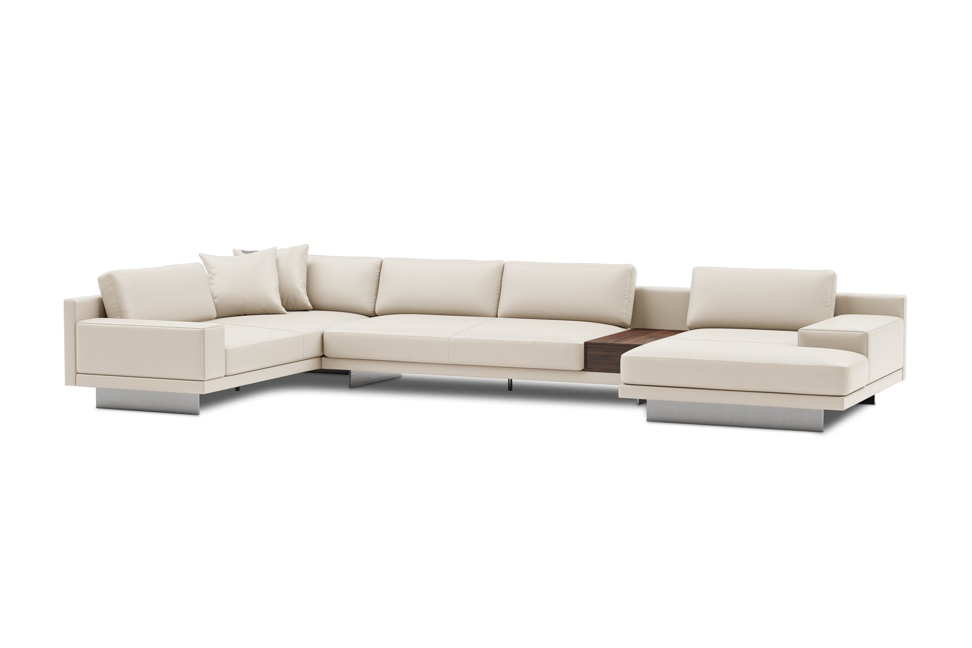 Alessandro Leather Modular Sectional Sofa