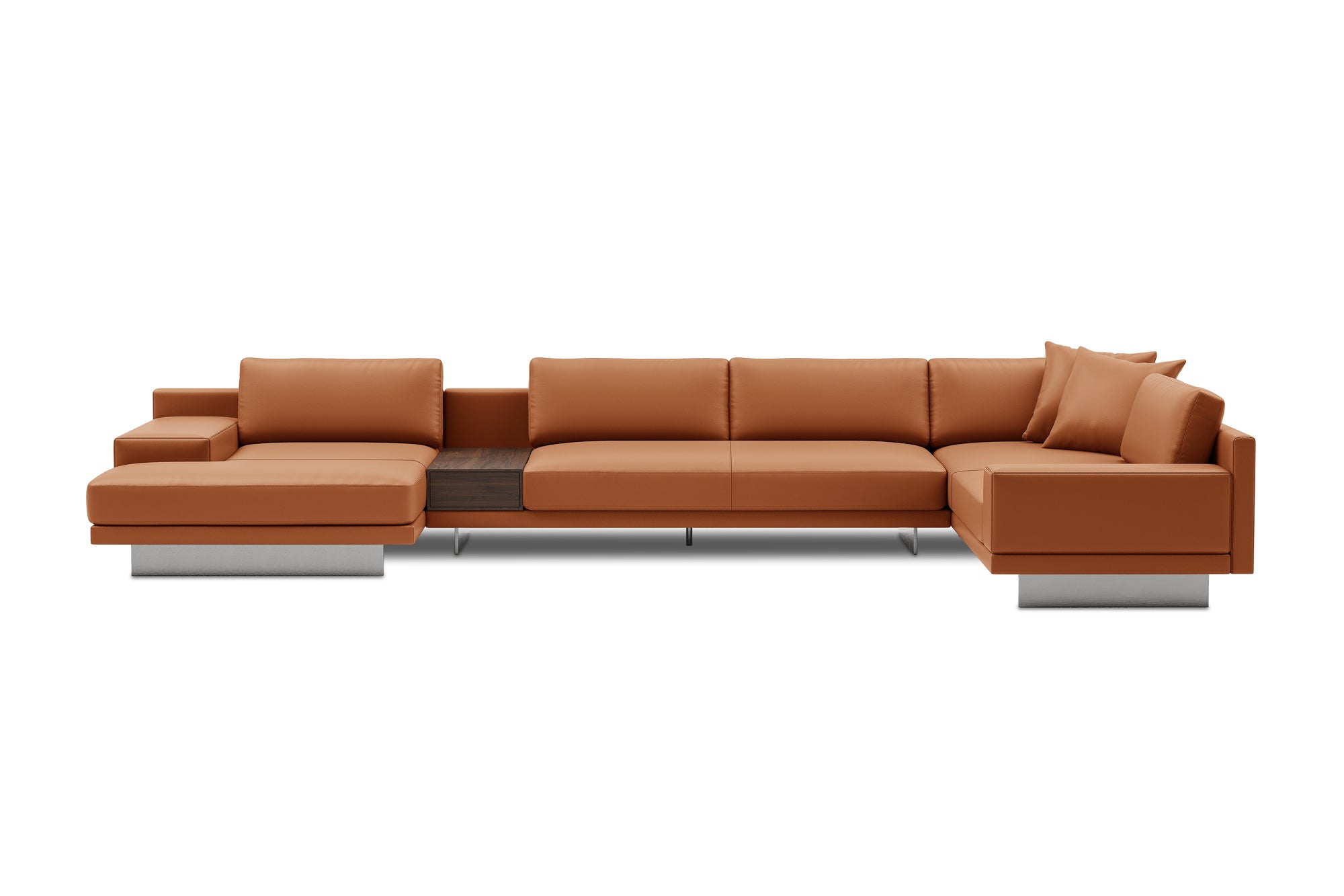 Alessandro Leather Modular Sectional Sofa