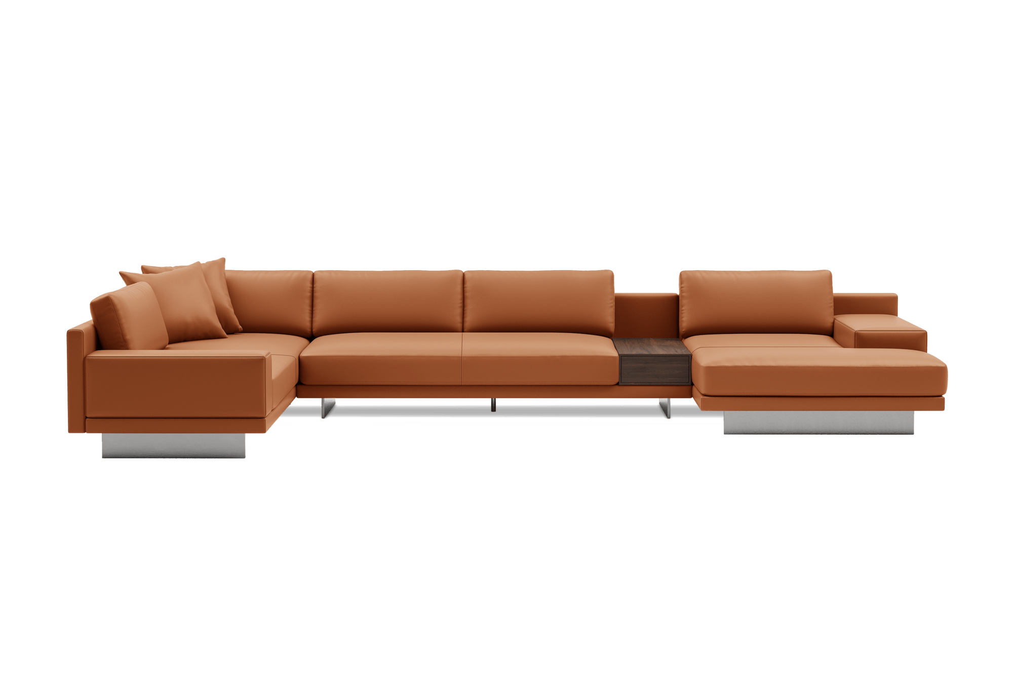 Alessandro Leather Modular Sectional Sofa
