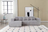 Alexus Corduroy Fabric Sectional Sofa