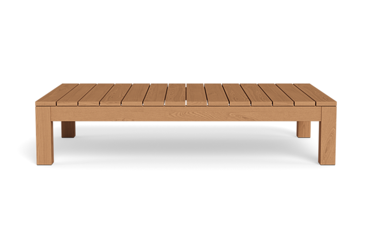 Valencia Althea Teak Outdoor Coffee Table, Natural