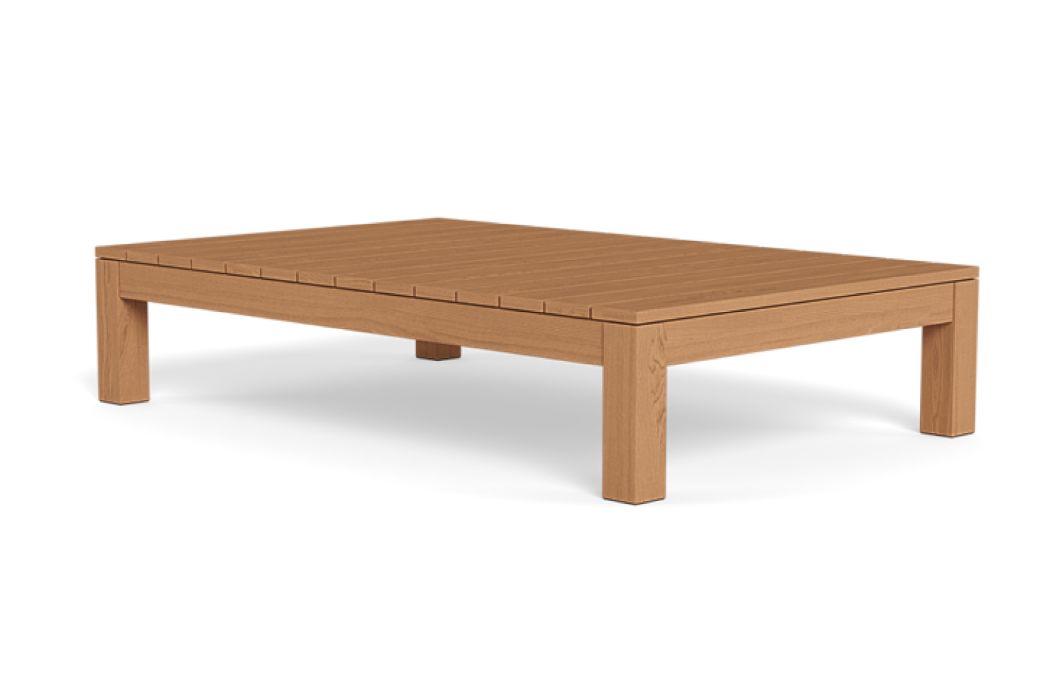 Valencia Althea Teak Outdoor Coffee Table, Natural