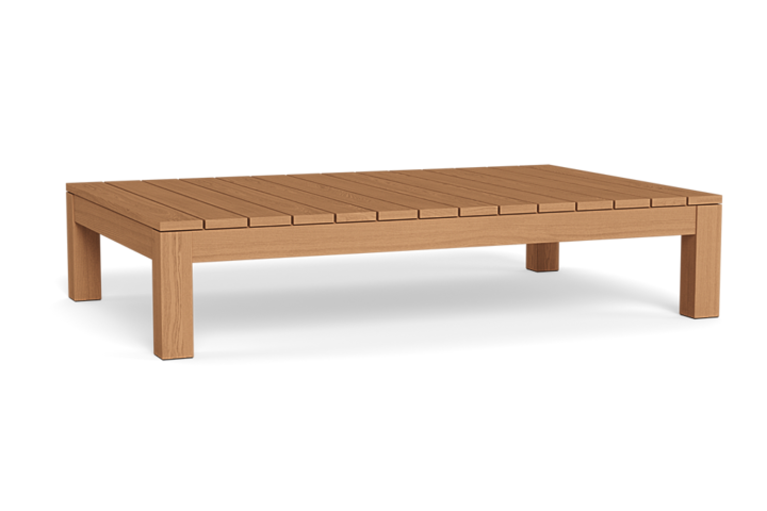 Valencia Althea Teak Outdoor Coffee Table, Natural