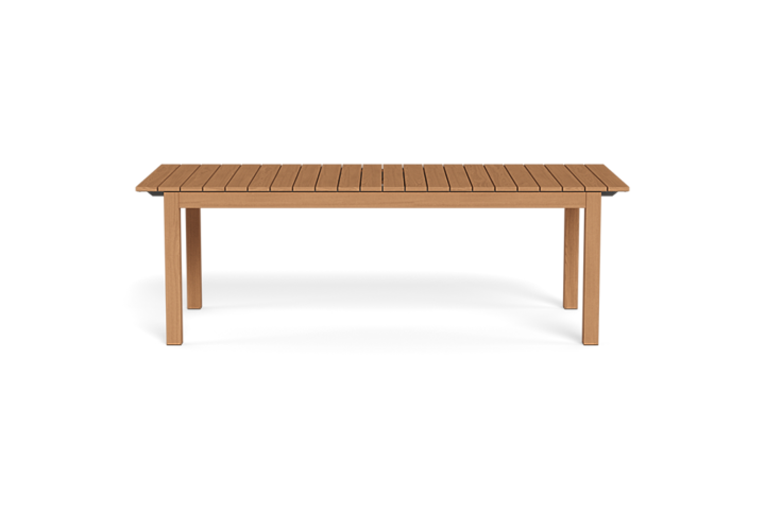 Valencia Althea Teak Outdoor Extendable Dining Table, Natural