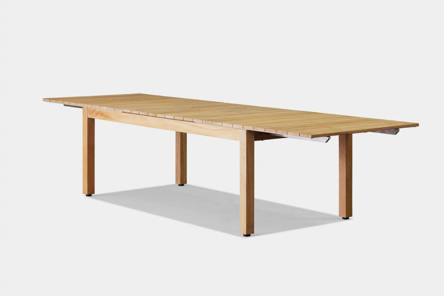 Valencia Althea Teak Wood Extension Dining Table, Natural