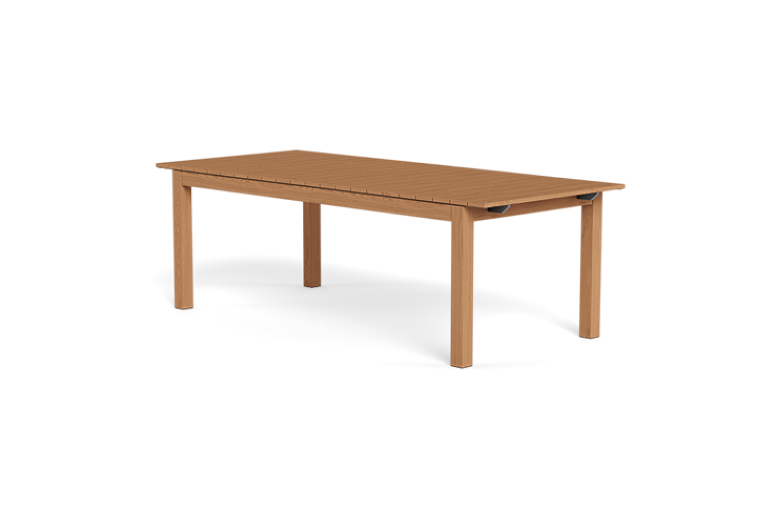 Valencia Althea Teak Outdoor Extendable Dining Table, Natural