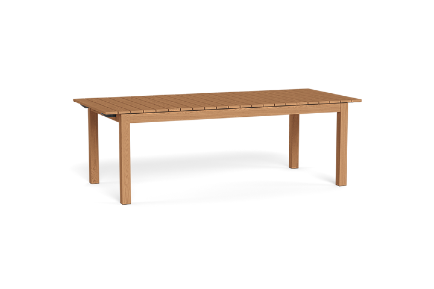 Valencia Althea Teak Outdoor Extendable Dining Table, Natural