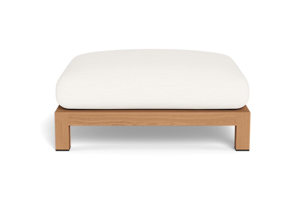 Valencia Althea Teak Ottoman, Natural