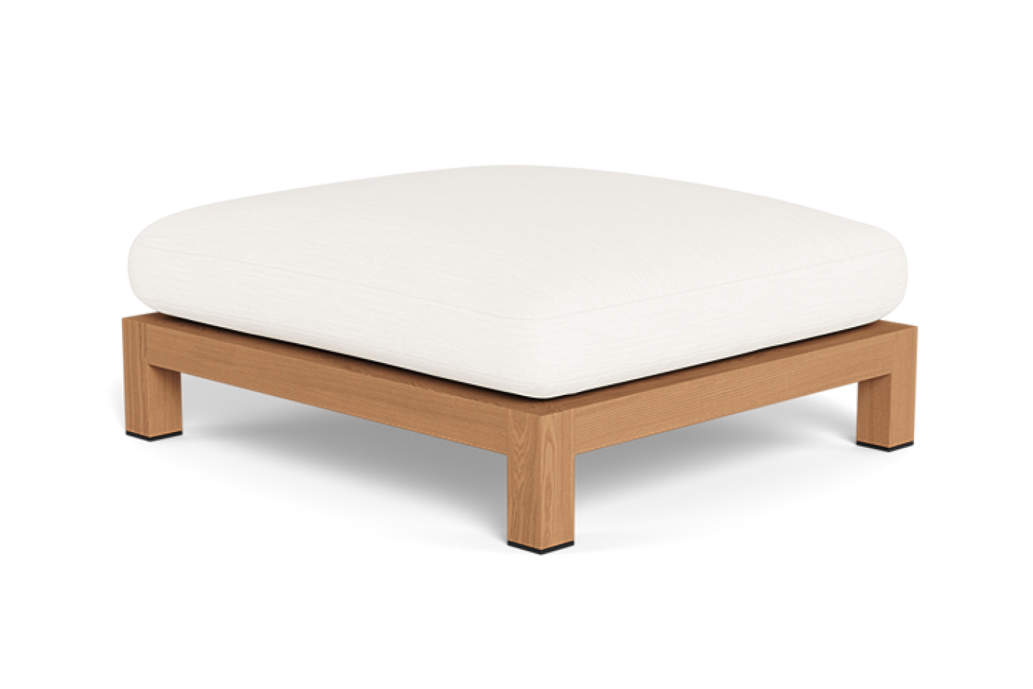 Valencia Althea Teak Ottoman, Natural