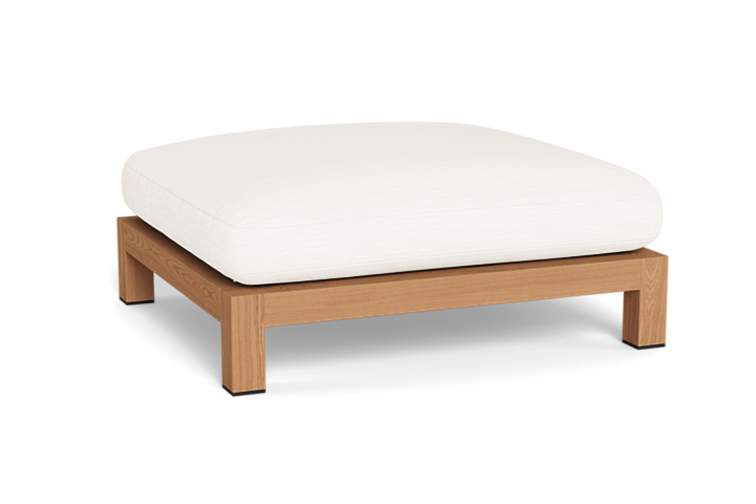 Valencia Althea Teak Ottoman, Natural