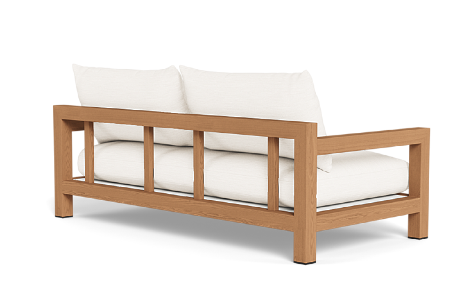 Valencia Althea Teak Loveseat Sofa, Natural