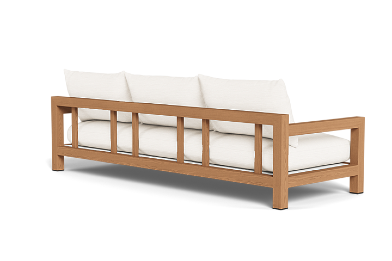 Valencia Althea Teak Three Seats Sofa, Natural