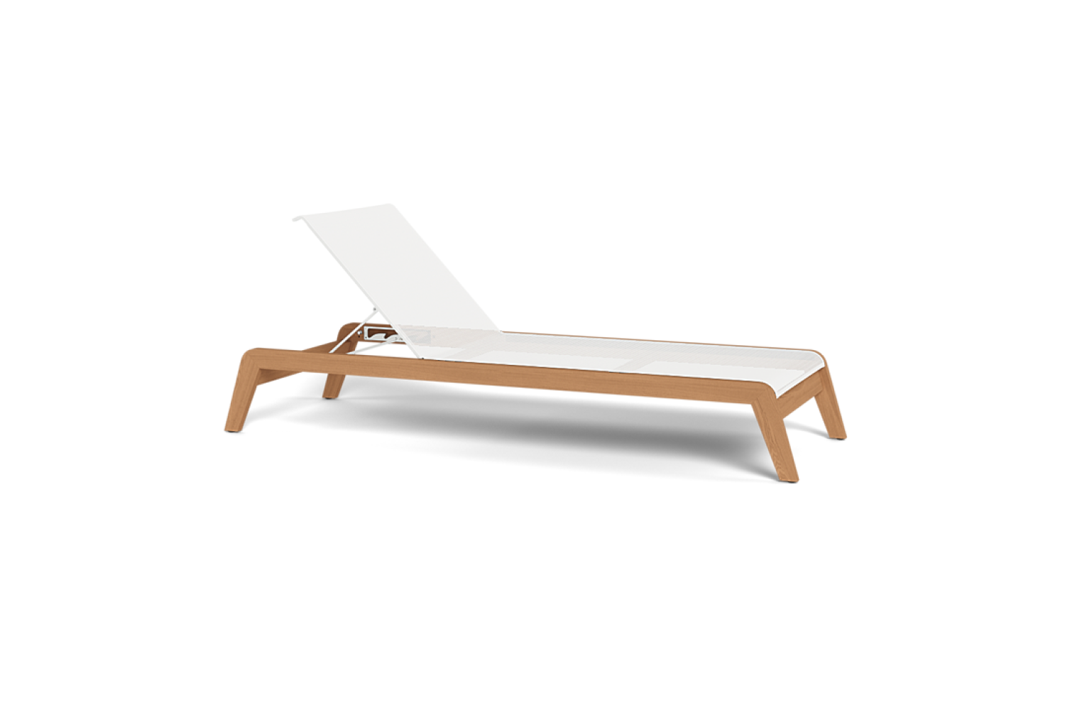 Valencia Althea Teak Angled Sun Lounge, Natural