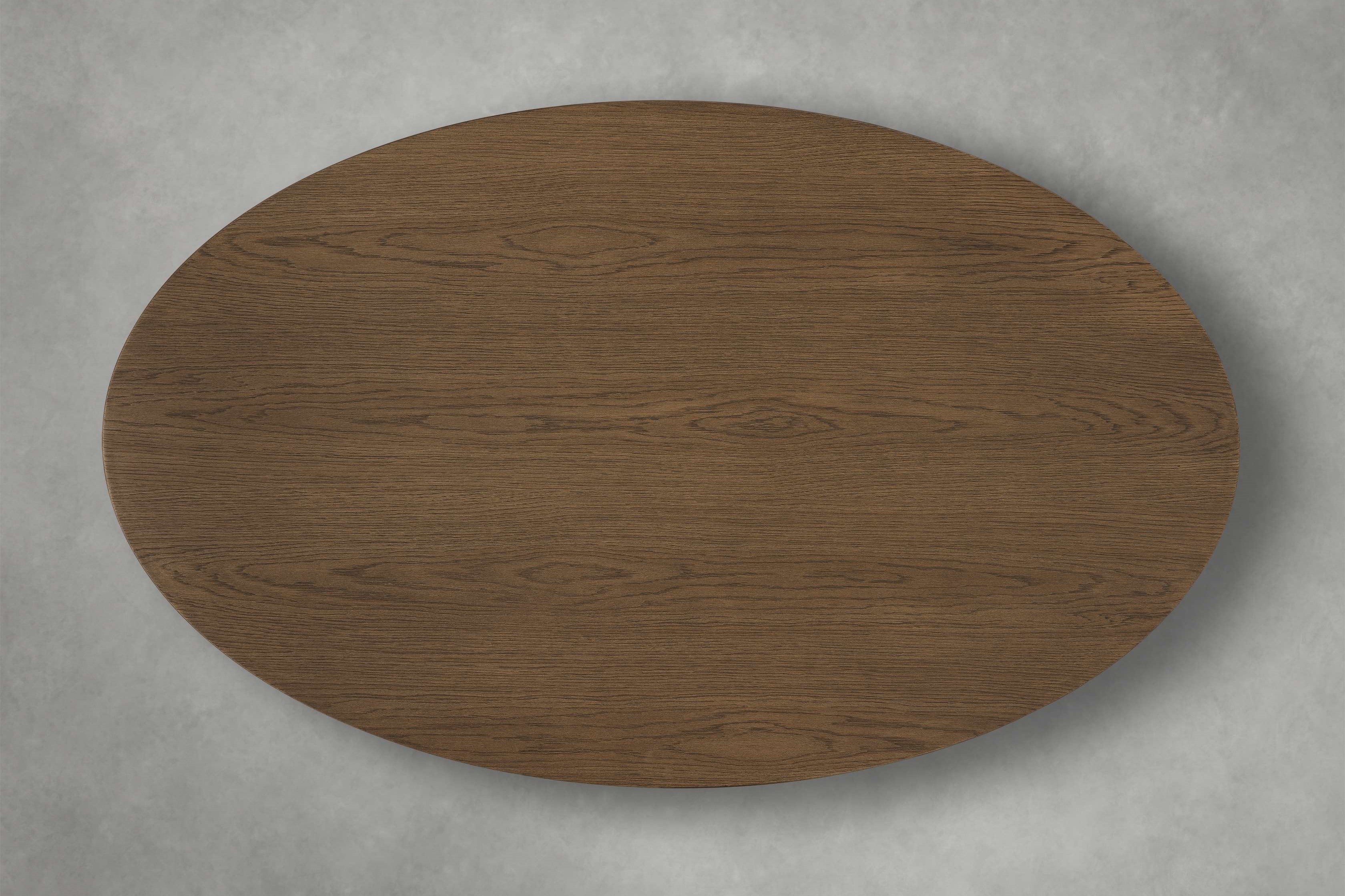 Valencia Ambrosia Wood 60" Dining Table, Dark Brown