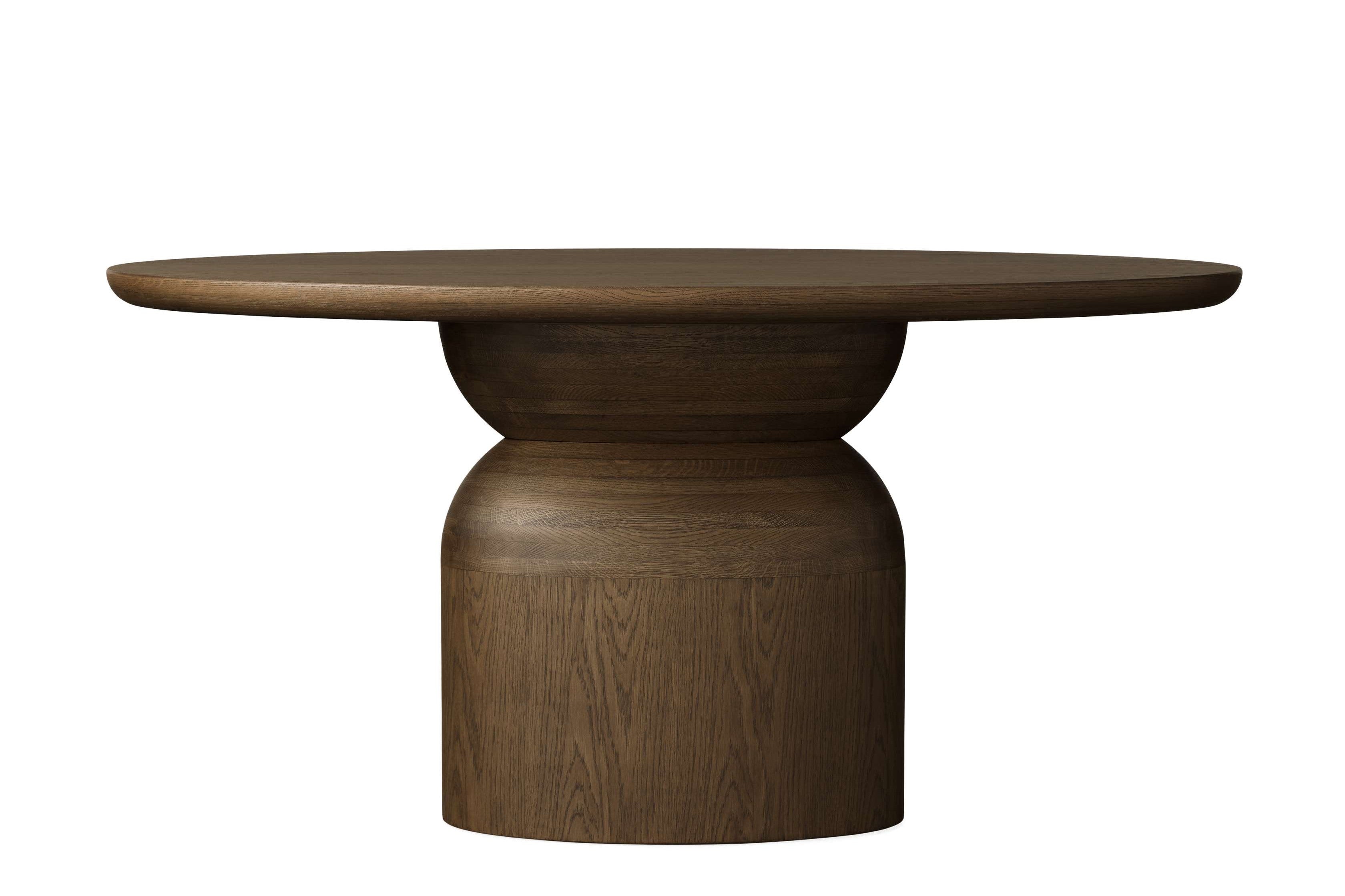 Valencia Ambrosia Wood 60" Dining Table, Dark Brown