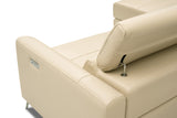 Andria Leather Reclining Sectional Sofa