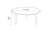Anouk smoked Glass Coffee Table