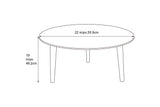 Anouk smoked Glass Coffee Table