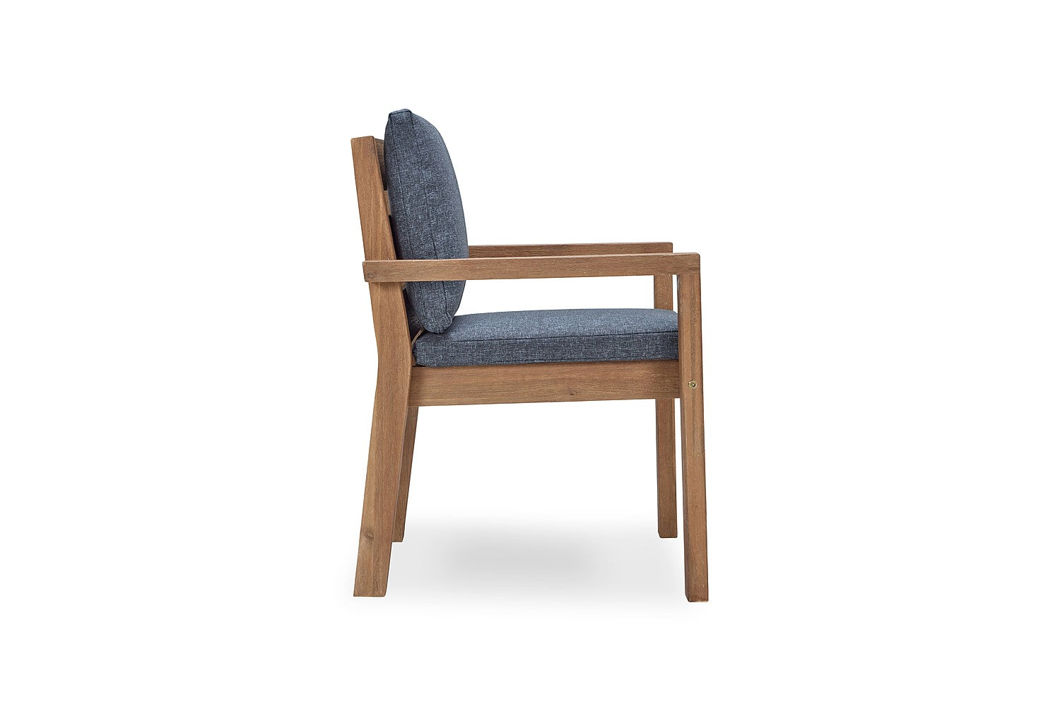 Valencia Ansel Wood Outdoor Dining Chair, Charcoal Grey